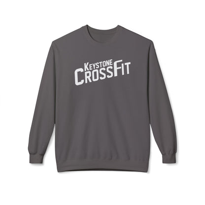 Unisex Fleece Crewneck - Simple Never Easy Back
