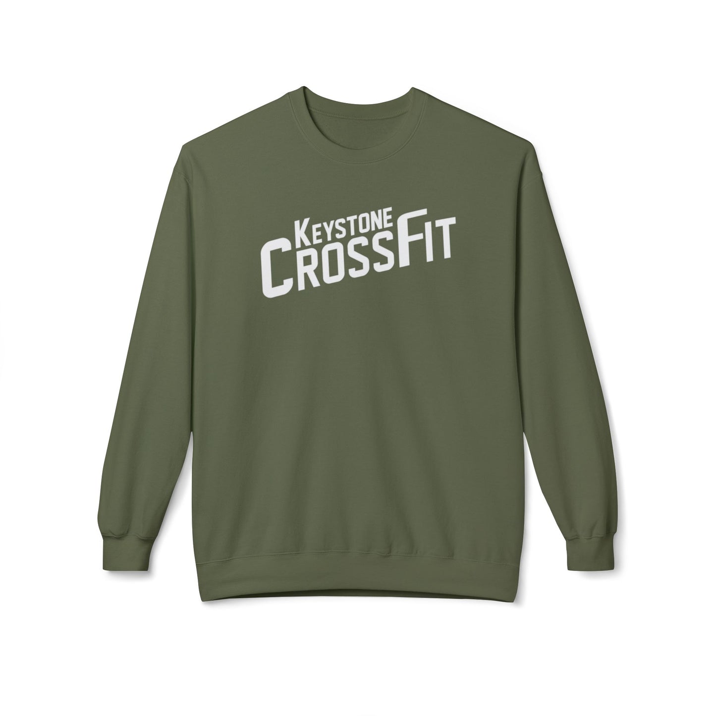 Unisex Fleece Crewneck - Simple Never Easy Back