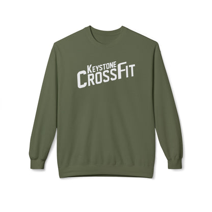 Unisex Fleece Crewneck - Simple Never Easy Back