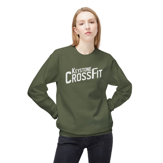 Unisex Fleece Crewneck - Simple Never Easy Back