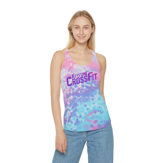 Pastel Tie Dye Racerback Tank Tops