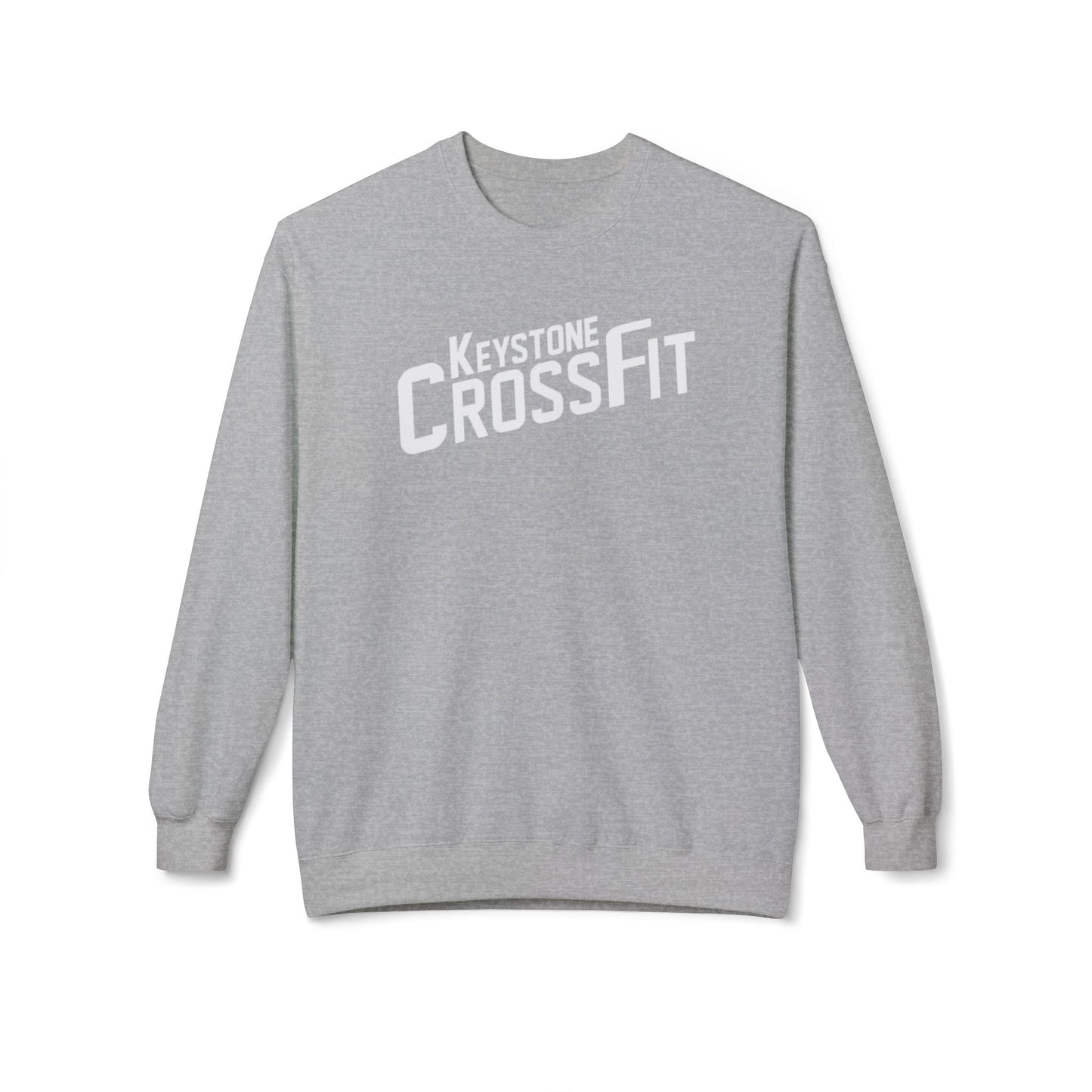 Unisex Fleece Crewneck - Simple Never Easy Back
